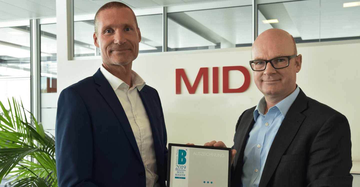 MID GmbH News: Auszeichnung als Beste Berater 2021