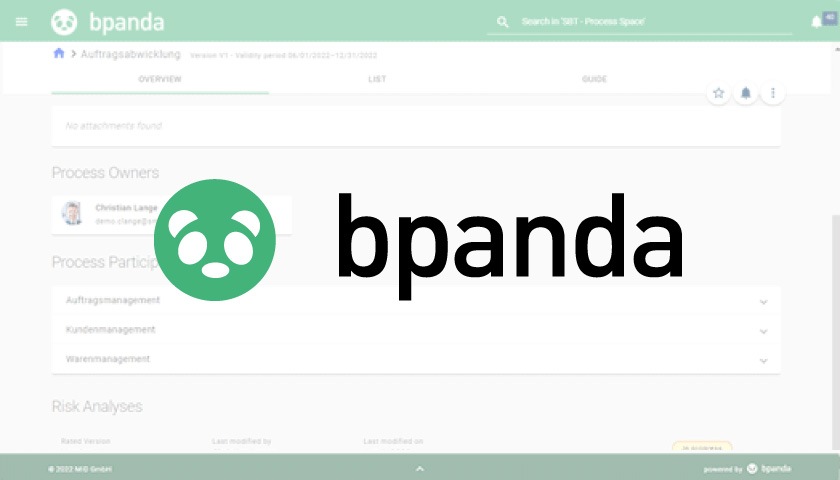 Bpanda | Webbasiertes BPM-Tool